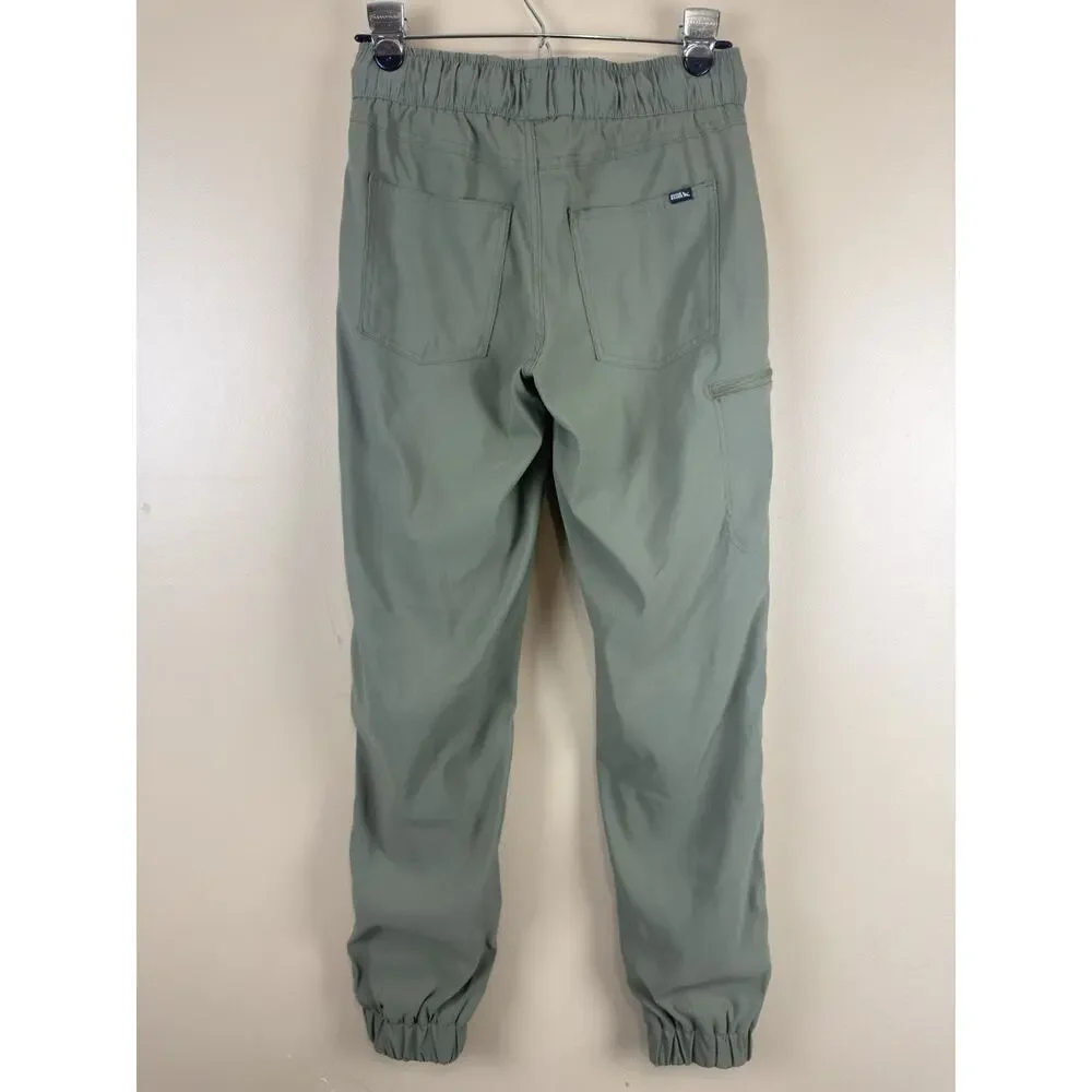 Eddie Bauer Boys Fleece Lined Joggers Green Colorway Size XL 14/16 Outdoor